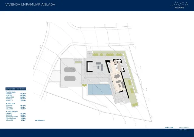 Te koop indrukwekkende modern gebouwde villa in Javea — Floor Plan 3
