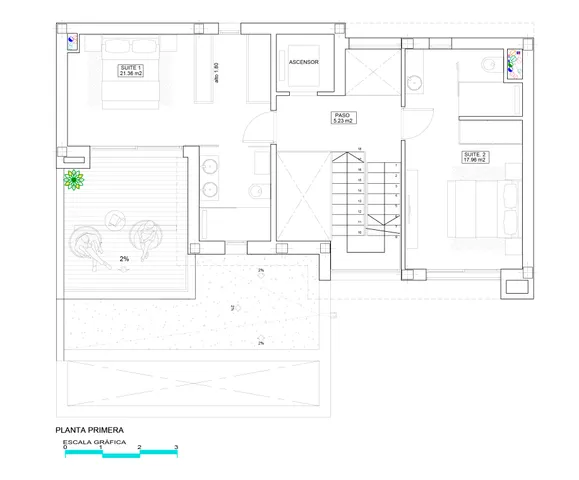 Вилла на продажу в Балкон-Финестрат с панорамным видом на море — Floor Plan 3