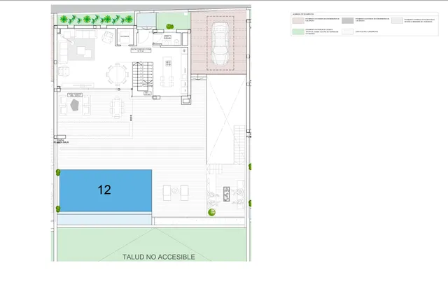 Вилла на продажу в Балкон-Финестрат с панорамным видом на море — Floor Plan 1