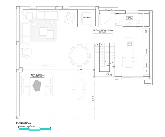 Вилла на продажу в Балкон-Финестрат с панорамным видом на море — Floor Plan 2