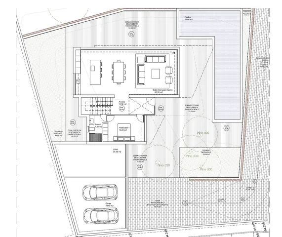 Nowoczesna willa na sprzedaż w Santa Clara, Altea — Floor Plan 1