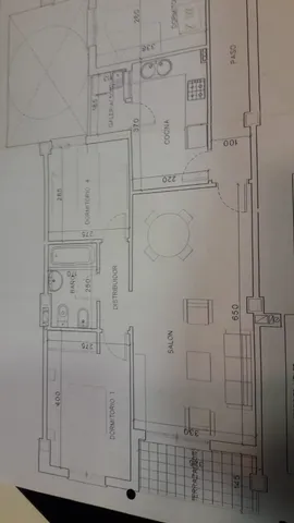 Красивая квартира с видом на море — Floor Plan 1