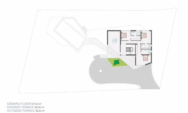 Magnificent key-ready villa in Javea with marvellous views — Floor Plan 1