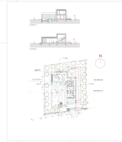 Современная вилла в тихом районе в Хавеа — Floor Plan 1