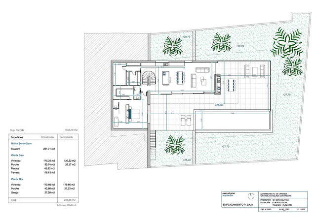 Красивая вилла с видом на море для продажи в Теулада, Морайра — Floor Plan 1
