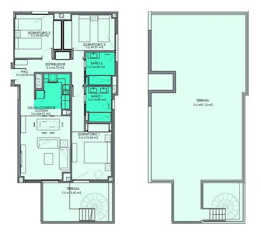 Alexia - Calle Rumania Calpe — Floor Plan 1