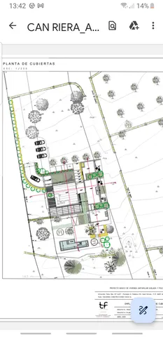Działka na sprzedaż z projektem prezentowanym w Sant Rafel de Sa Creu — Floor Plan 1