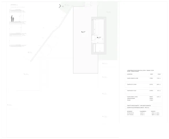 Modern villas with stunning sea views for sale in Benissa — Floor Plan 1