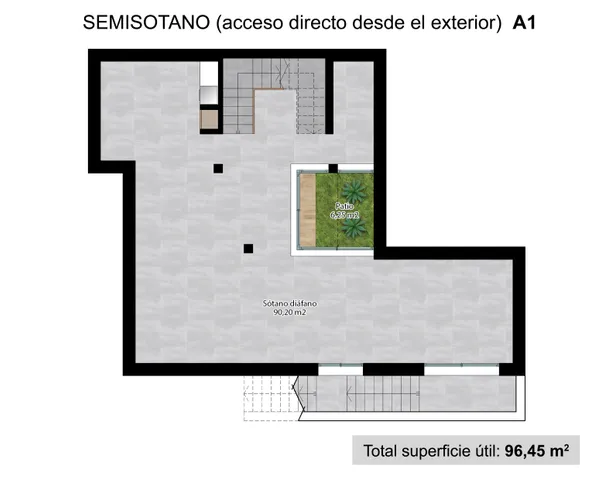 Luxurious detached villas with private pool in La Nucia — Floor Plan 1