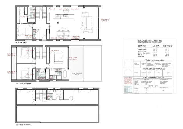 Роскошный современный дом с видом на море в Ла Фустера — Floor Plan 8
