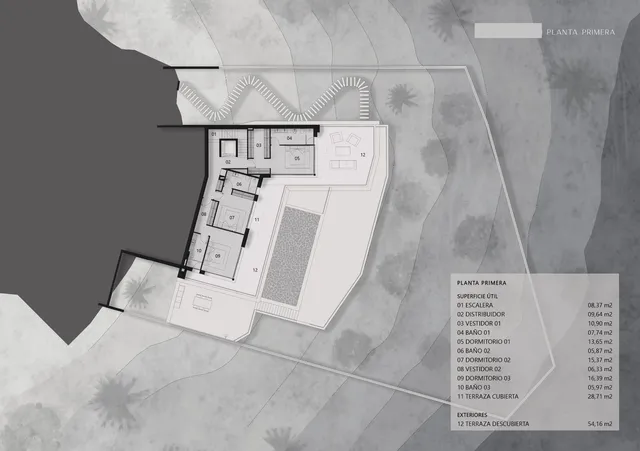 Отдельная вилла с 4 спальнями и видом на море в Альтеа — Floor Plan 3
