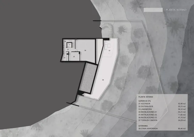Отдельная вилла с 4 спальнями и видом на море в Альтеа — Floor Plan 1
