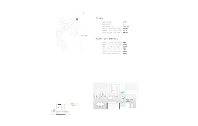 Exklusive Wohnanlage mit Meerblick neben dem Golfplatz in Benahavis — Floor Plan 1