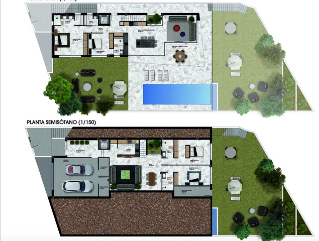 Эксклюзивная вилла с видом на море в Финестрате — Floor Plan 1