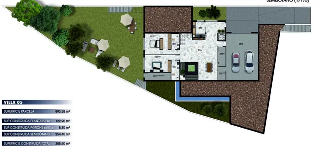 Эксклюзивная вилла с видом на море в Финестрате — Floor Plan 2