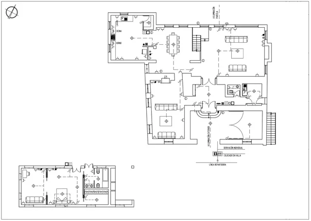 Prachtig verbouwde finca met gastenverblijf en zwembad in Mutxamel — Floor Plan 1