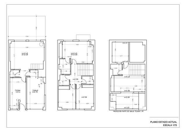Charming terraced house in Javea close to the center and Arenal beach — Floor Plan 1