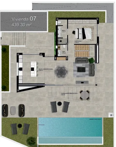 Luxueuse villa moderne à vendre à Polop avec vue imprenable — Floor Plan 2