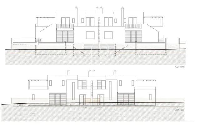 Nouvelle maison moderne jumelée avec piscine privée près de la plage à Port des Torrent, Ibiza — Floor Plan 2