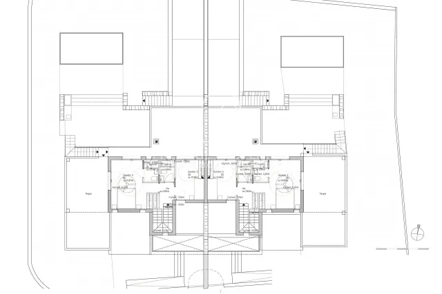 Nouvelle maison moderne jumelée avec piscine privée près de la plage à Port des Torrent, Ibiza — Floor Plan 3