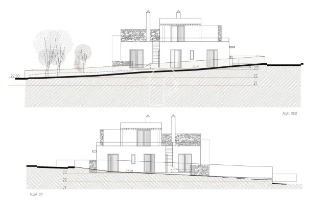 Nouvelle maison moderne jumelée avec piscine privée près de la plage à Port des Torrent, Ibiza — Floor Plan 5