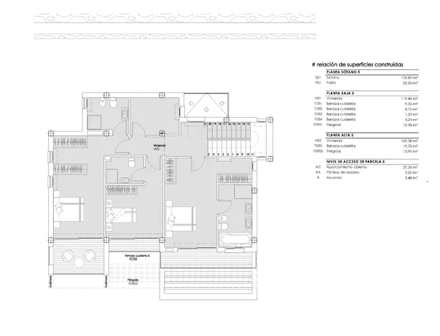 Modern luxury villa with sea views in Sierra Cortina — Floor Plan 3
