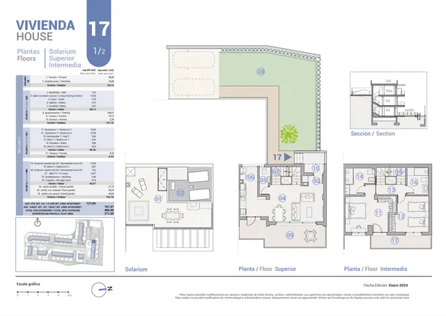 Modern terraced house in La Nucia, Alicante — Floor Plan 2