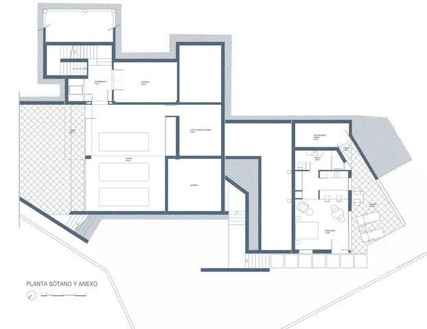 Luksuriøs villa med utsikt over havet og solnedgangen i Cala Salada, Ibiza — Floor Plan 2