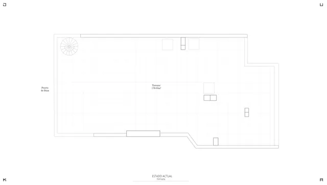 Oszałamiający penthouse w Marina Botafoc-Talamanca z projektem renowacji — Floor Plan 1