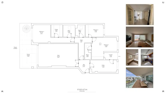 Oszałamiający penthouse w Marina Botafoc-Talamanca z projektem renowacji — Floor Plan 2