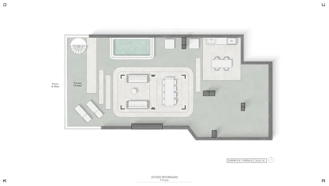 Oszałamiający penthouse w Marina Botafoc-Talamanca z projektem renowacji — Floor Plan 3
