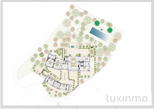 Svært privat, fabelaktig, nybygd Blakstad-finca nord på Ibiza — Floor Plan 1