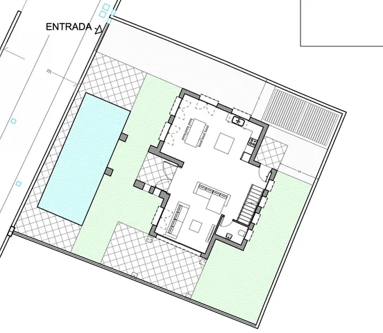 Fantastisk moderne enebolig ved Middelhavet i Pedreguer — Floor Plan 2