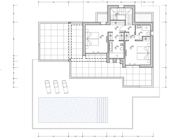 Oszałamiający nowoczesny dom z prywatnym basenem i dużą prywatnością w Calpe — Floor Plan 1