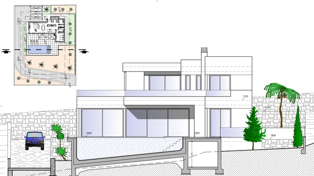 Oszałamiający nowoczesny dom z prywatnym basenem i dużą prywatnością w Calpe — Floor Plan 3