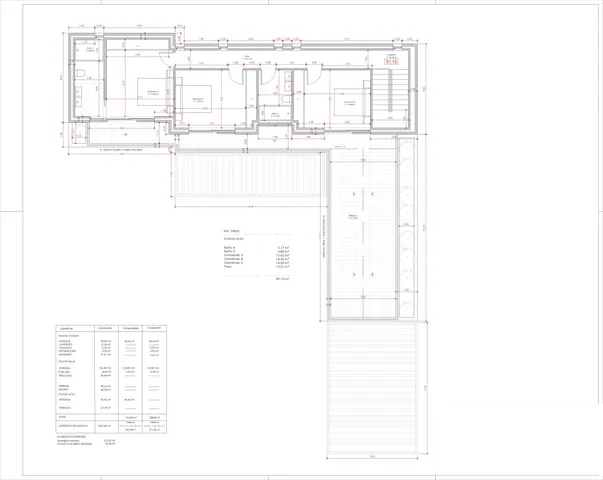 Luksusowy dom wolnostojący z 5 sypialniami i widokiem na morze Moraira — Floor Plan 4