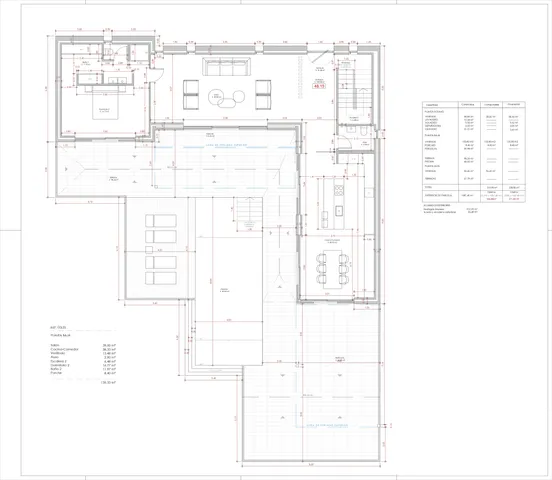 Luksusowy dom wolnostojący z 5 sypialniami i widokiem na morze Moraira — Floor Plan 3