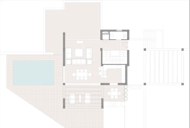 Потрясающий отдельный дом с частным бассейном в Кансаладесе, Хавеа — Floor Plan 3
