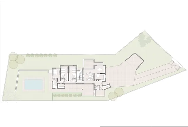 Luksusowa nowoczesna willa z przepięknym widokiem na góry w Pinomar, Jávea — Floor Plan 1