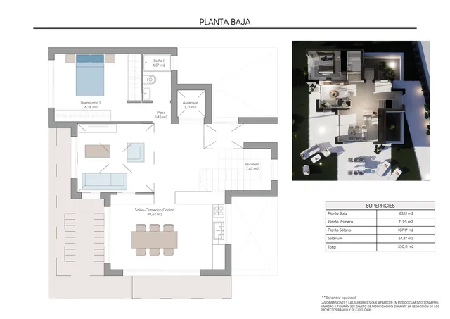 Casa moderna en Finestrat, Alicante — Floor Plan 4