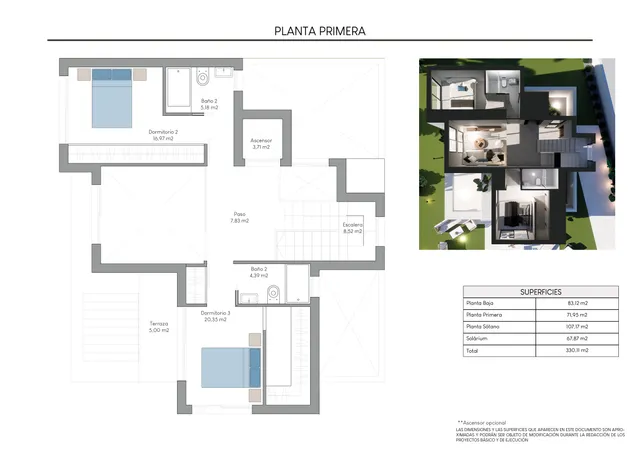 Moderna casa en Finestrat, Alicante — Floor Plan 6