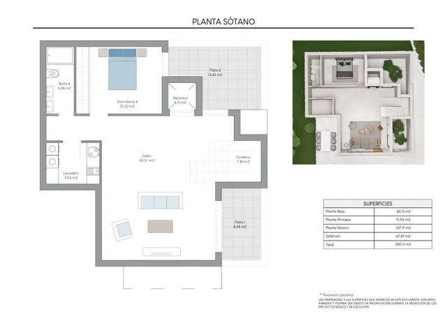 Moderna casa en Finestrat, Alicante — Floor Plan 3
