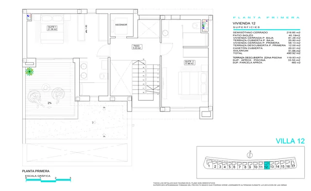 Villas Orange - Campana Garden — Floor Plan 3