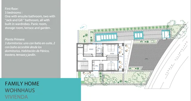 Auffällige zeitgenössische Villa in Cala Llonga, nahtlos in die Natur integriert — Floor Plan 2