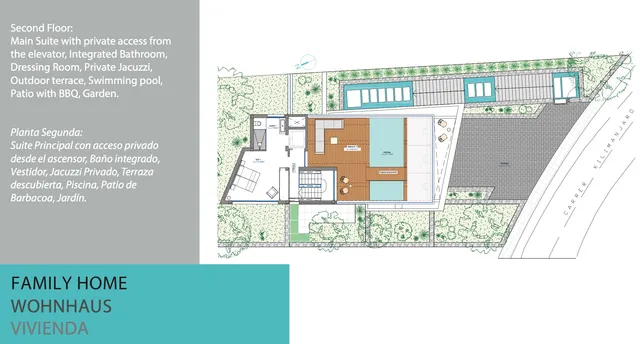 Auffällige zeitgenössische Villa in Cala Llonga, nahtlos in die Natur integriert — Floor Plan 6