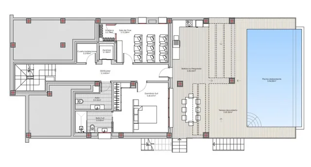 Отдельно стоящий дом с видом на море в Кальпе — Floor Plan 3