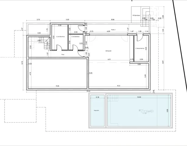 Потрясающий современный дом в Коста Нова Явеа — Floor Plan 3