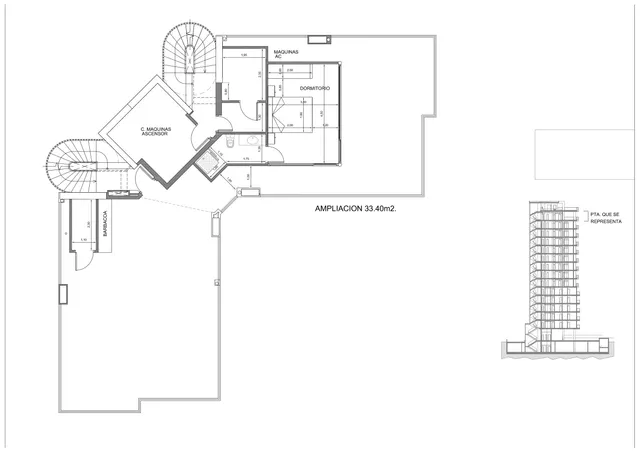 Пентхаус дуплекс с панорамным видом в Кальпе — Floor Plan 1