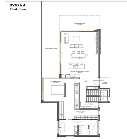 Недавно построенный дом в районе Альтеа Хиллс — Floor Plan 2