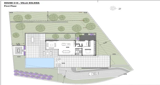 Новая современная вилла в районе Альтеа Хиллс — Floor Plan 3